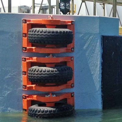 Cushion Roller Rubber Fenders Marine Tug Boat Shipyard Dock Port Edge Fender