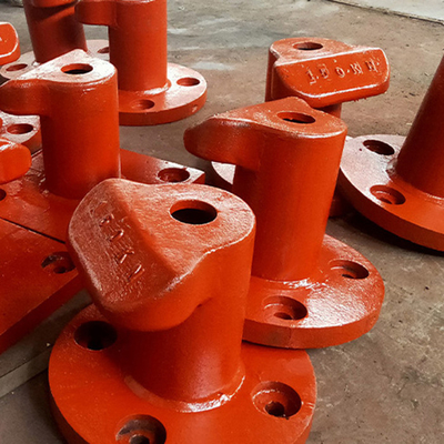 Steel Mooring Bollards Design With Silver Finish ISO 9001 Certification