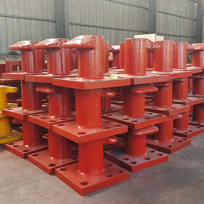Steel Mooring Bollards Design With Silver Finish ISO 9001 Certification