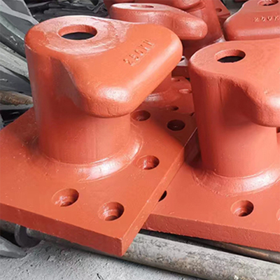 Customized Steel Mooring Bollards For Docking Standard Design Silver Finish