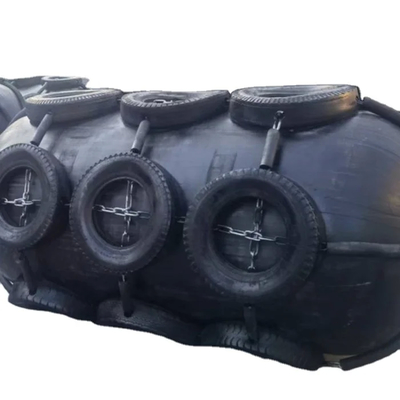 50kpa 80kpa Pneumatic Rubber Fender Marine Rubber Fenders ISO17357 Standard