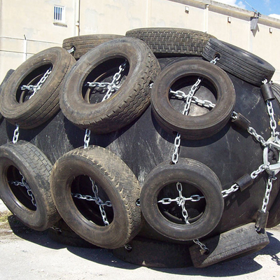 50kpa 80kpa Pneumatic Rubber Fender Marine Rubber Fenders ISO17357 Standard