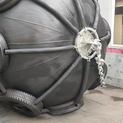 D1000 L1500 Marine Pneumatic Rubber Fender Pontoon Buoy Inflatable