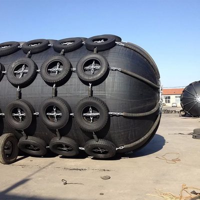 D1000 L1500 Marine Pneumatic Rubber Fender Pontoon Buoy Inflatable