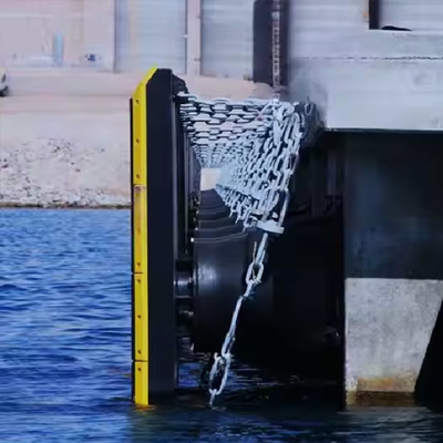 Marine Equipment Cone Rubber Fender Used To Prevent Ships From Colliding Against Docks