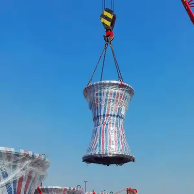 High Energy Absorption Cone Rubber Fender With Frontal Panel And Processing Service Cutting