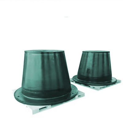 High Energy Absorption Cone Rubber Fender With Frontal Panel And Processing Service Cutting