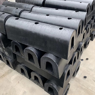 Boat D Type Fenders Marine Rubber Fender For Dock Steel Structure