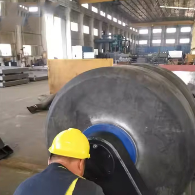Black Roller Fender Low Maintenance Requirements High Load Capacity
