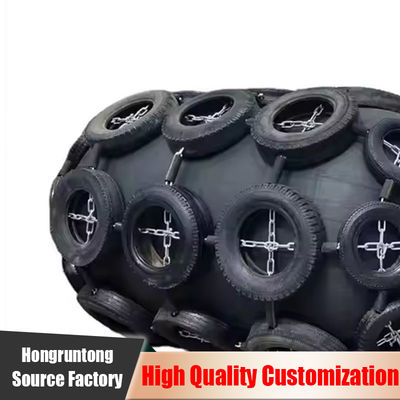 2.0m Pneumatic Rubber Fender Extreme Durability Low Maintenance Oil Resistant Surface
