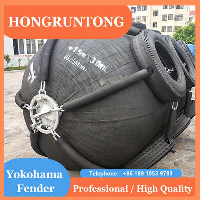 Inflatable Rubber Fender High Impact Absorption Excellent Seawater Resistance Lightweight