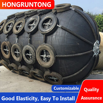 Inflatable Rubber Fender Strong Tear Resistance Rapid Air Filling Long Service Life