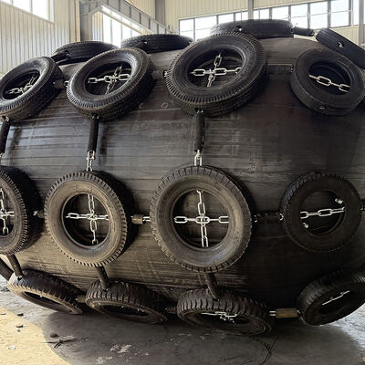 Yokohama Rubber Fender with High Energy Absorption Durable Wear Resistant for Marine Protection ISO17357-1:2014 Standard