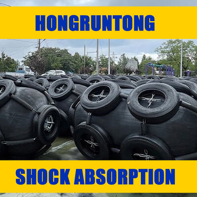 ISO17357-1: 2014 Standard Pneumatic Rubber Fender with 50kPa Pressure and Customized Size for Marine Safety