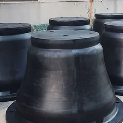 Flexible Compression Salt Fog Resistant Low Maintenance Cost Cone Rubber Fenders for Marine Docks