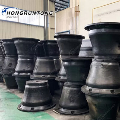 Cone Rubber Fenders with High Energy Absorption Stable Angular Performance and Evenly Distributed Force for Marine Docks