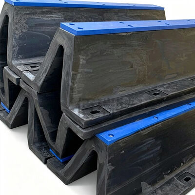 Marine V Fender Dock Bumper with High Energy Absorption Durable Rubber Construction and Low Maintenance