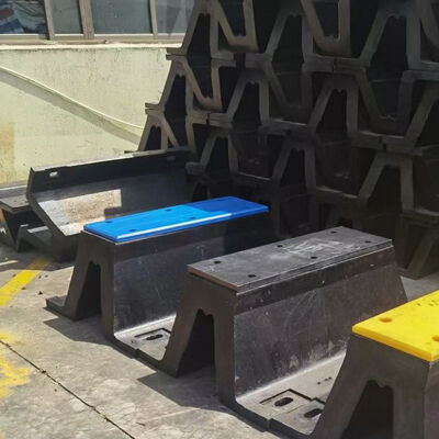 Marine V Fender Dock Bumper with High Energy Absorption Durable Rubber Construction and Low Maintenance