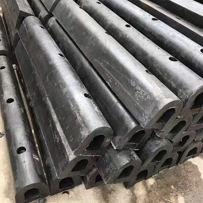 D Type Fenders Space Saving Stable Structure Simple Maintenance Marine Rubber Fender