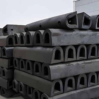 Weather Resistant Solid Structure Bolt Mounting Design D Type Fenders Rubber Dock Bumper