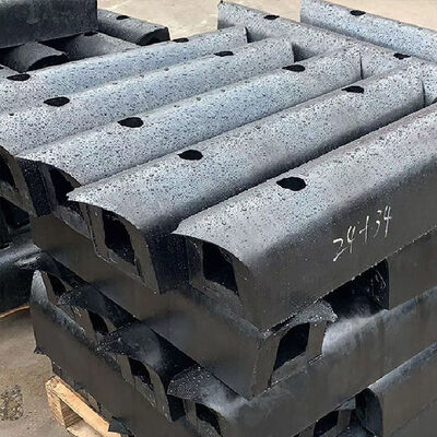 Weather Resistant Solid Structure Bolt Mounting Design D Type Fenders Rubber Dock Bumper